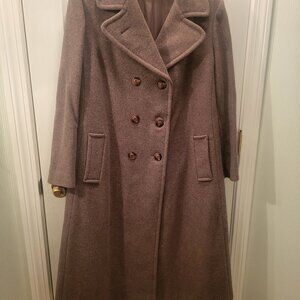 Bromleigh womans double breasted grey coat